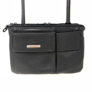 Koltov Black crossbody purse
